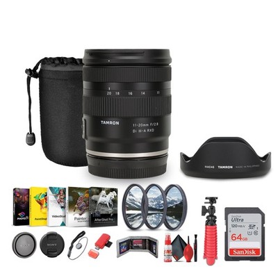 Tamron 11-20mm f/2.8 Di III-A RXD Wideangle Zoom Lens (Canon RF) + Sling