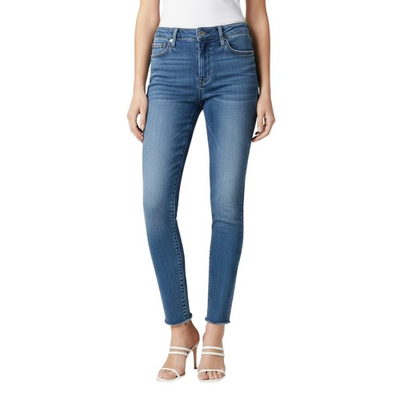 #ad Black Orchid Noah Ankle Fray Skinny Jeans Splash House Size 26 NWT $25.00