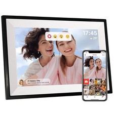 10.1 Inch WiFi Digital Picture Frame Frameo, Photo Frame Electronic HD IPS To...