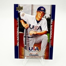 Upper Deck 2009 USA Baseball Box Set #USA-30 Bryce Harper 18U National Team Card