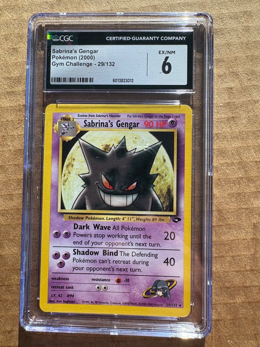 Sabrina's Gengar 29/132ポケモンカード Sabrina's Gengar 29/132 Gym Challenge Regular for sale