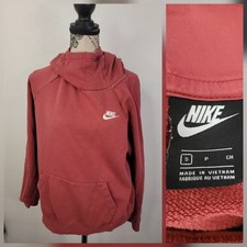 Nike Sweater Womens SZ Small Sportswear Essential Funnel Neck Hoodie BV4116-661