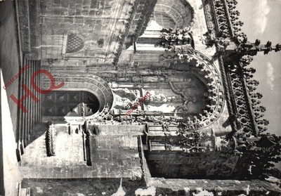 AK> Tomar, Convento De Cristo-Porta Da Igreja, Kloster Christus-Tür