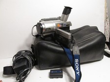 MINTY FULLY WORKING SONY HANDYCAM CCD-TRV108 HI8 NIGHTSHOT CAMCORDER 20X OPTICAL