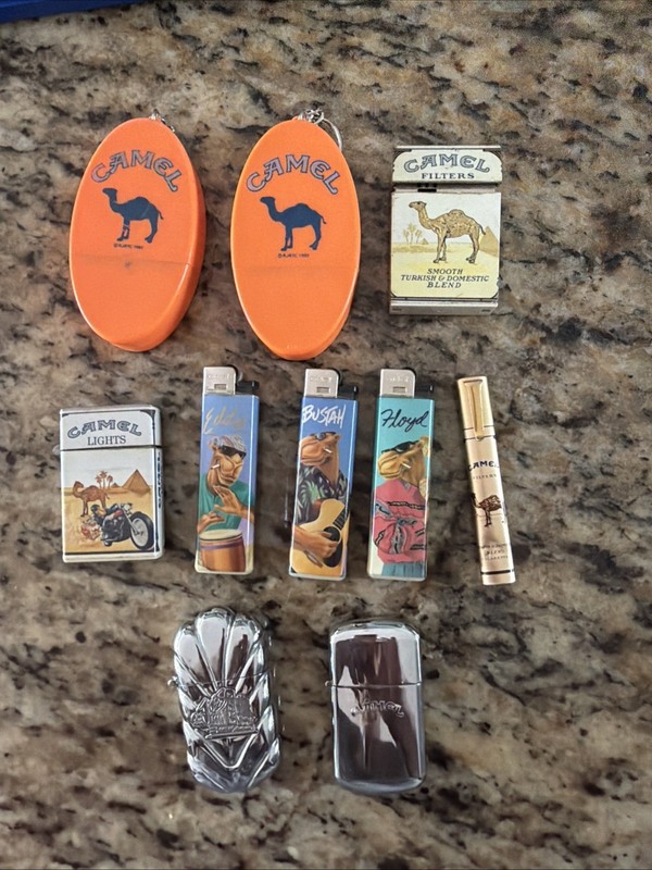 Vintage Camel Filters Cigarette Lighter 80s/90s  10 total