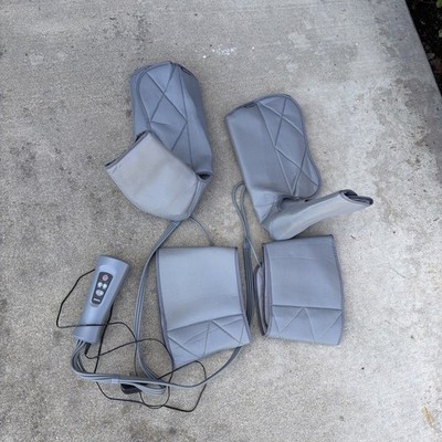 RENPHO RF-ALM070 Air Compression Leg Massager - Gray (2 Sleeves) Tested Works