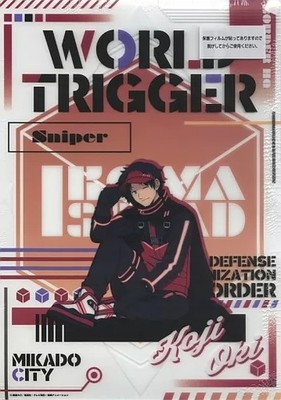 World Trigger B4 Clear Poster Koji Oki Entertainment Lottery 2 Collectible