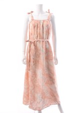 Marysia Imprimé Lin Robe Maxi / Rose