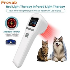 Handheld Vet Laser Therapy Machine 808nm 650nm for Injury Recovery Wound Care