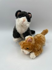 Melissa and Doug Basket Of Kittens Plush Black White Orange Kitty Cat 2136 7  