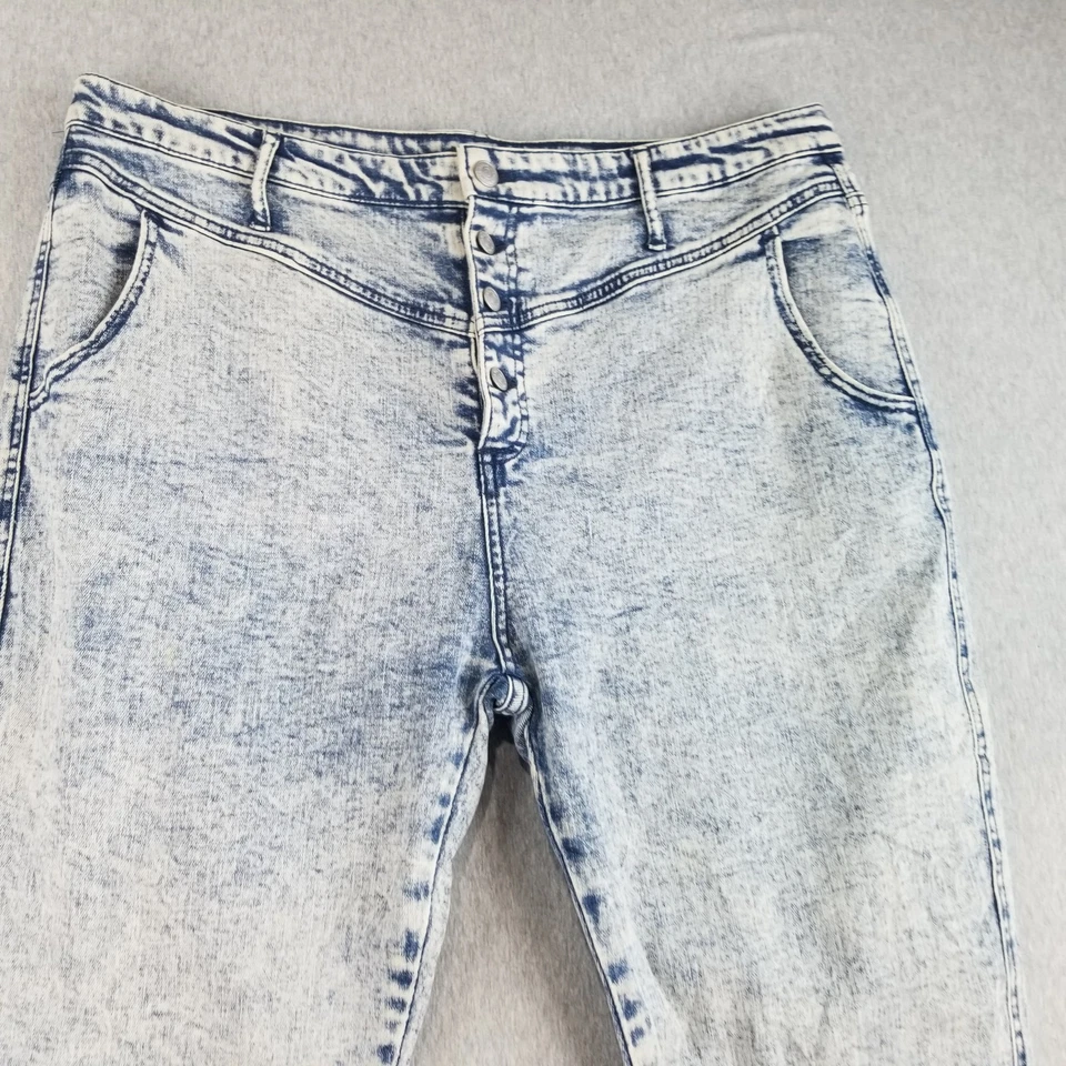Wild Fable Jeans Women's Sz 18 VTG Light Wash 98% Cotton Normcore Stylish Trendy - Image 2 of 4