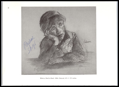 Raphael Soyer - Artist - 9x11 Renderings - Signed / Autograph (e)