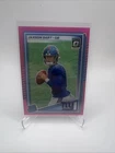 2025 Panini Donruss - Rated Rookie Jaxson Dart #400 Optic Preview Pink Prizm