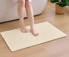 Upgraded Waffle Bath Rug 24x48,Super Absorbent Non Slip Bath Mat
