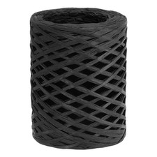 Raffia Ribbon 100 Yard, 1 Roll Natural Packing Paper Twine String Black