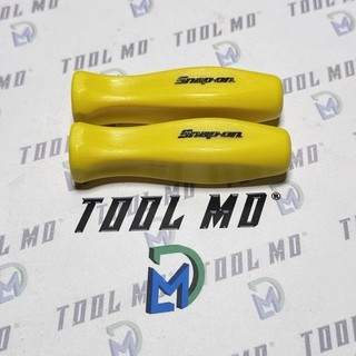 NEW AUCTION #3; Snap on Tools 2pc CLASSIC YELLOW 1/4" Drive Grip Ratchet Handles
