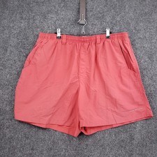 Columbia PFG Backcast III Water Shorts Mens 2XL XXL Pink Omni Shade Pull On