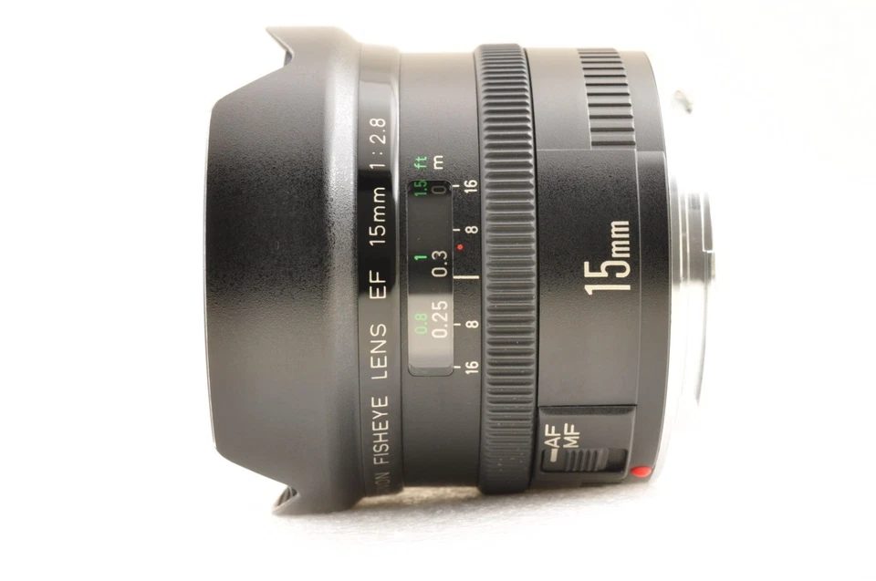 Lente súper gran angular ojo de pez ojo de pez Canon EF 15 mm f/2,8 * casi... - Imagen 4 de 4
