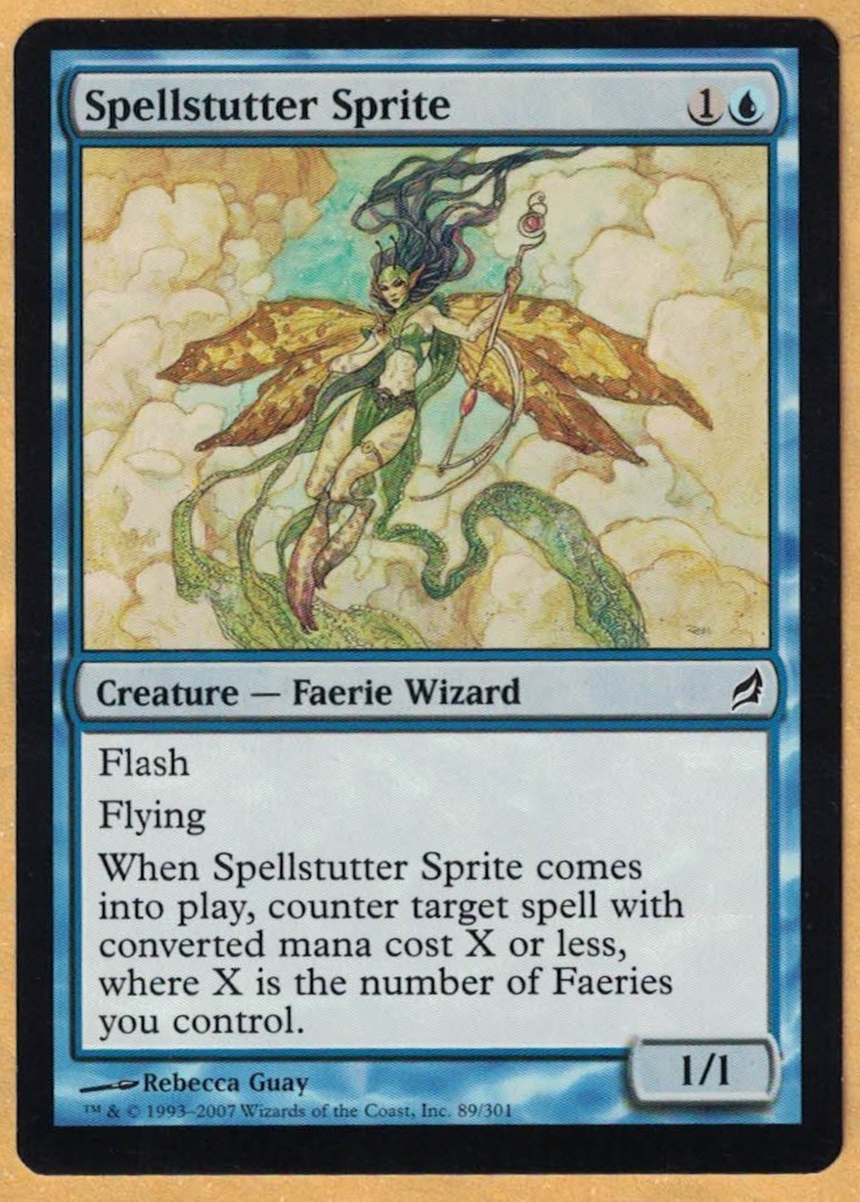 Spellstutter Sprite    (Lorwyn,  Common,  English,  2007)  LP MTG