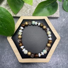 Handmade Bead Beaded Stackable 7  Plus Stretch Bracelet New Free Ship C1231