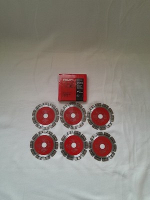 HILTI 6 St. Diamanttrennscheiben EQD SPX-SL125 (Schlitzgerät) Nr. 2118047 NEU!!!