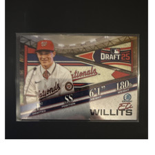 Topps 2025 Bowman Draft Night Chrome BDN-1 Eli Willits Washington Nationals