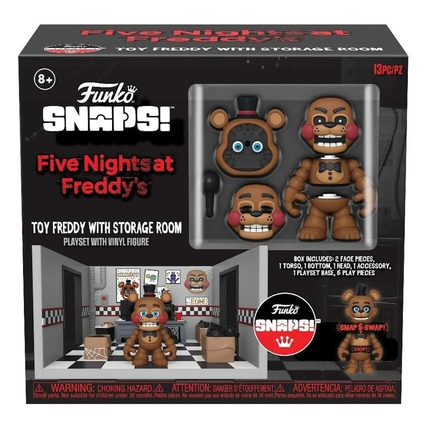 Funko Snaps!: Five Nights at Freddy's Toy Freddy with Storag