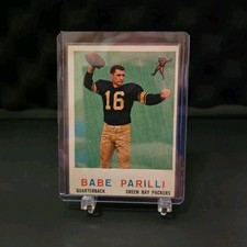 1959 Topps Babe Parilli #107 Green Bay Packers NFL Football Card