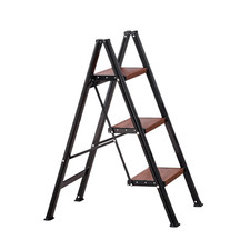 3 Step Ladder, Folding Step Stool with Anti-Slip Pedals  Comfort Handgrip, 330