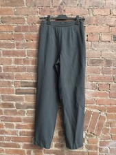 Vintage Giorgio Armani Women s Pants, Sz 42, Deep Charcoal Wool, Italy