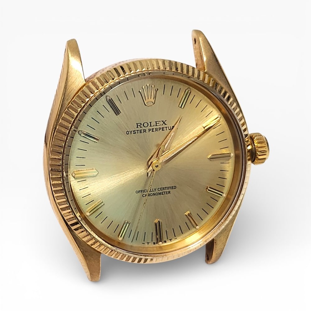 Rolex Oyster Perpetual 18K Yellow Gold