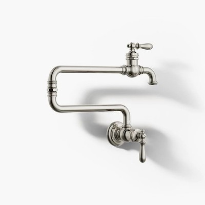 Kohler Artifacts K-99270-SN Kitchen Wall Mount Pot Filler Faucet Polished Nickel