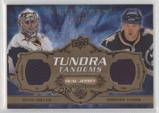 2008-09 Artifacts Tundra Tandems Dual Jerseys /100 Ryan Miller Thomas Vanek 0uj7