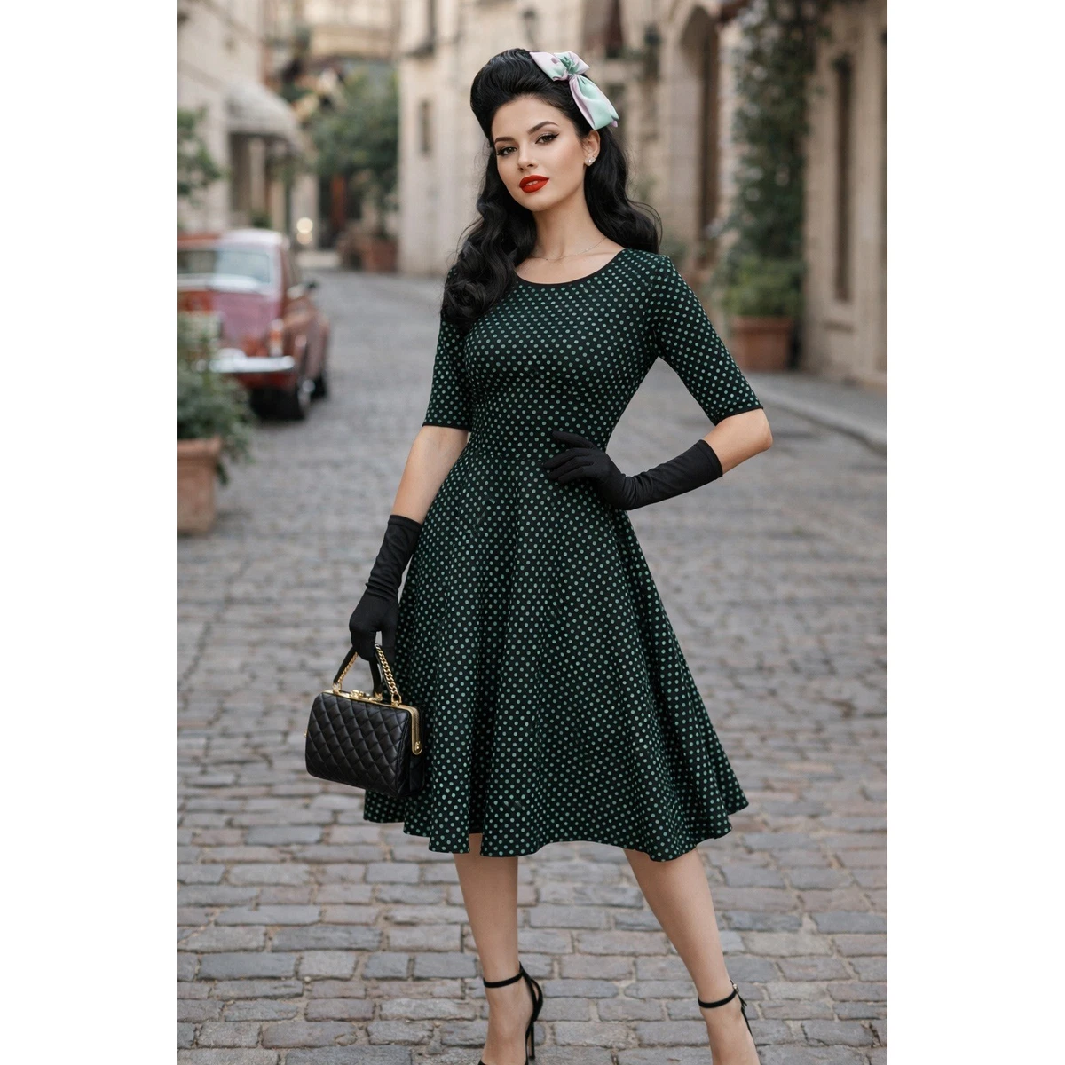 Danny & Nicole Knee Length Polka Dot Dresses for Women | eBay Danny & Nicole Knee Length Polka Dot Dresses for Women | eBay