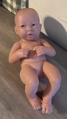 Berenguer Realistic Newborn Baby Girl Doll Vinyl Lifelike 13  Please Read Descri