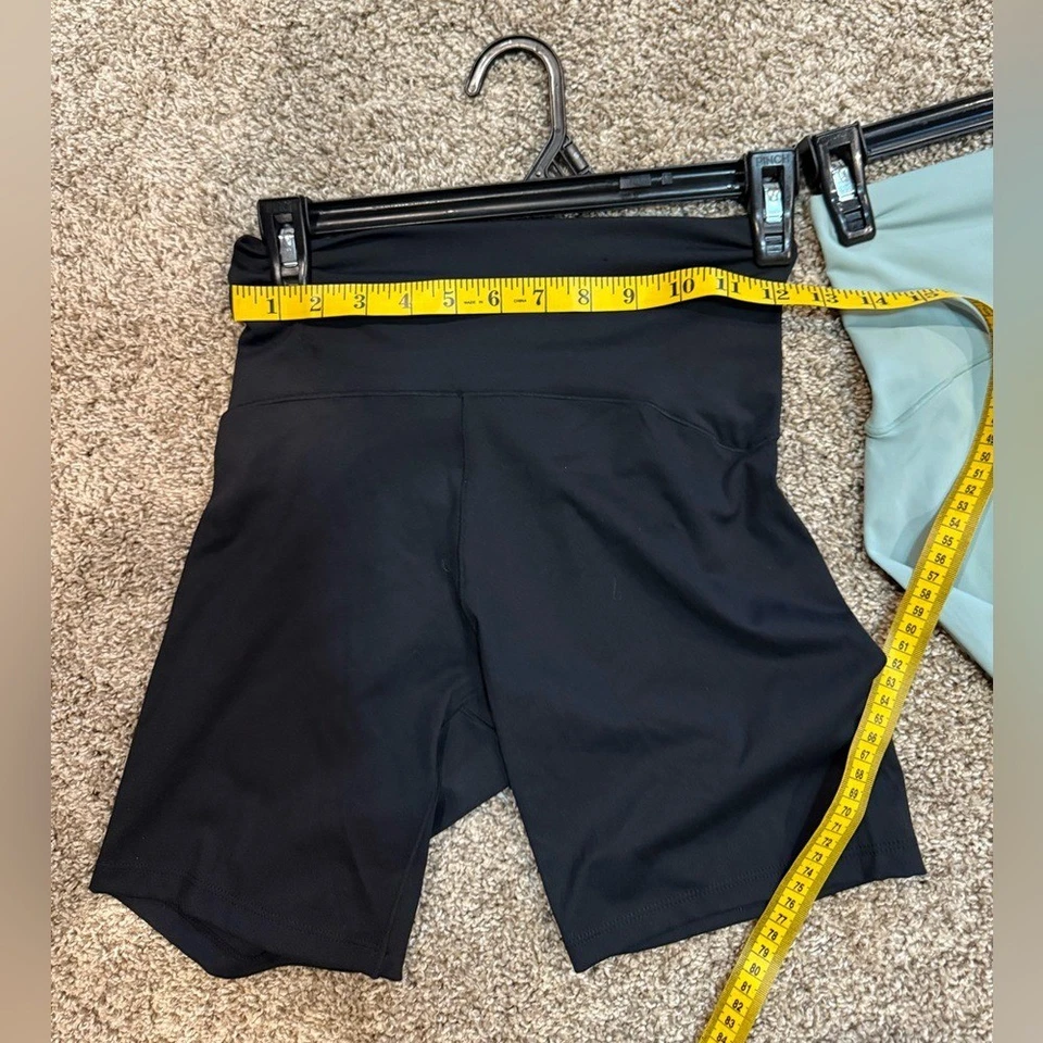 DANSKIN NWT  Two pack Black and Light Green Bike Shorts Size S - Image 3 of 4