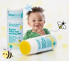Organic Infant Face & Body Balm * 100% Natural Ingredients * For 3 months+