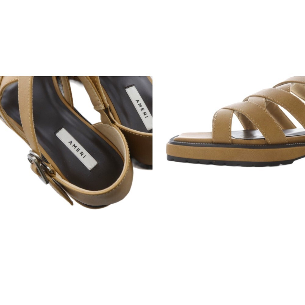 Ameri Vintage Wide Net Flat Sandals Sandals Strap… - image 9