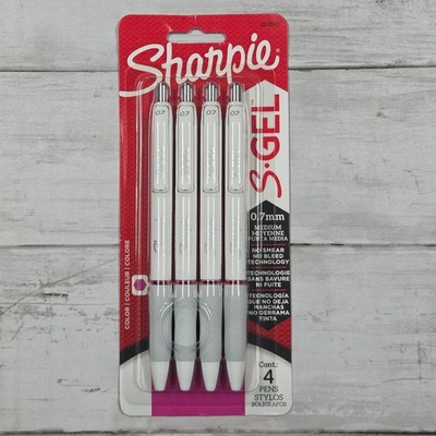 Sharpie Gel Pens S-Gel 0.7mm Medium Point Berry Pink Ink 4ct 2220076