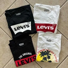 Levis Men's Classic Logo Tee Graphic T-shirt bundle of 4 pcs