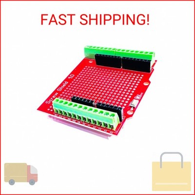 Proto Screw Shield for Arduino Uno R3 R4 - Assembled Terminal Block Prototype Ex