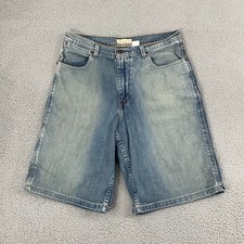 VTG Old Navy Mechanics Jean Shorts Men 33 Medium Wash Skater Grunge Y2K Jorts