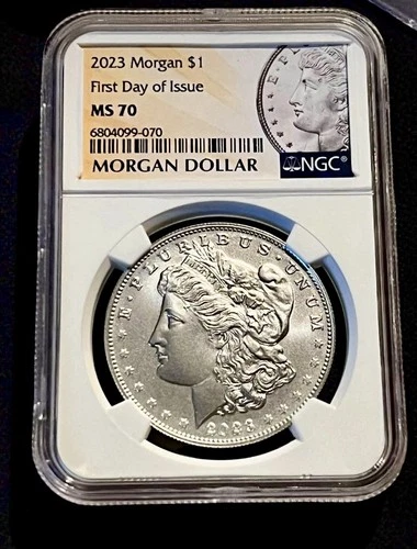 2023 Morgan Silver Dollar First Day Issue Ms 70 NGC Graded 🔥🇺🇸