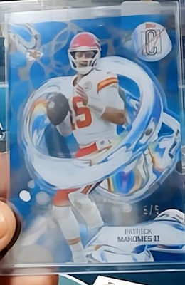 2025 Topps Signature Series Patrick Mahomes II Fluidity SSP Bookend 5/5!!!!