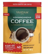 Ashwagandha Instant Coffee With KSM-66, Turmeric & Mushroom 100g|Stress Relief