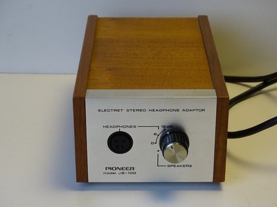 PIONEER JB-100 ELECTRET  STEREO HEADPHONE ADAPTOR DAS ORIGINAL
