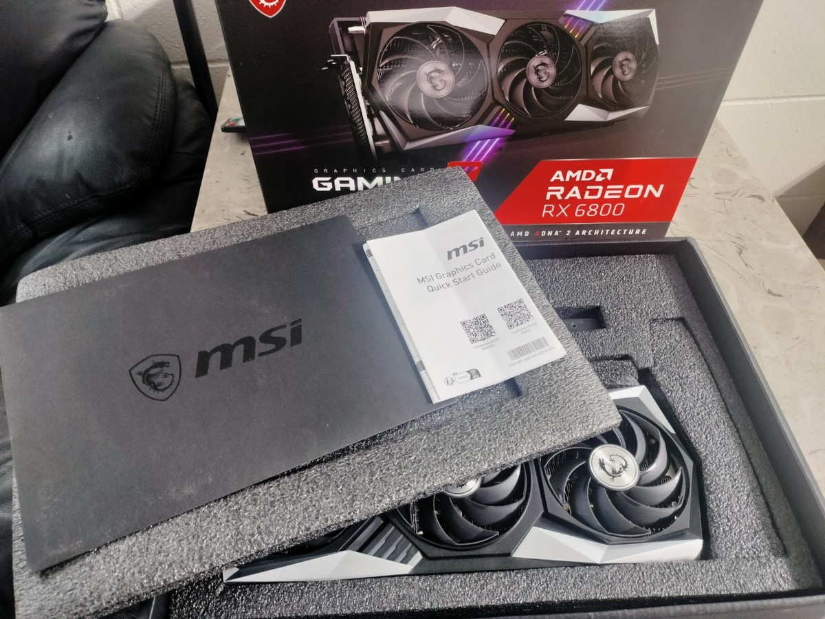 MSI Radeon RX 6800 GAMING Z TRIO 16GB GDDR6 Graphics Card | eBay