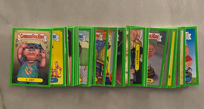 2012 GARBAGE PAIL KIDS BNS1 BRAND NEW SERIES 1 GREEN 1a-55a Missing 15a