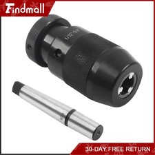 Findmall 1/32-5/8 Inch Self Tighten Keyless Chuck MT2 Shank for Drill Press