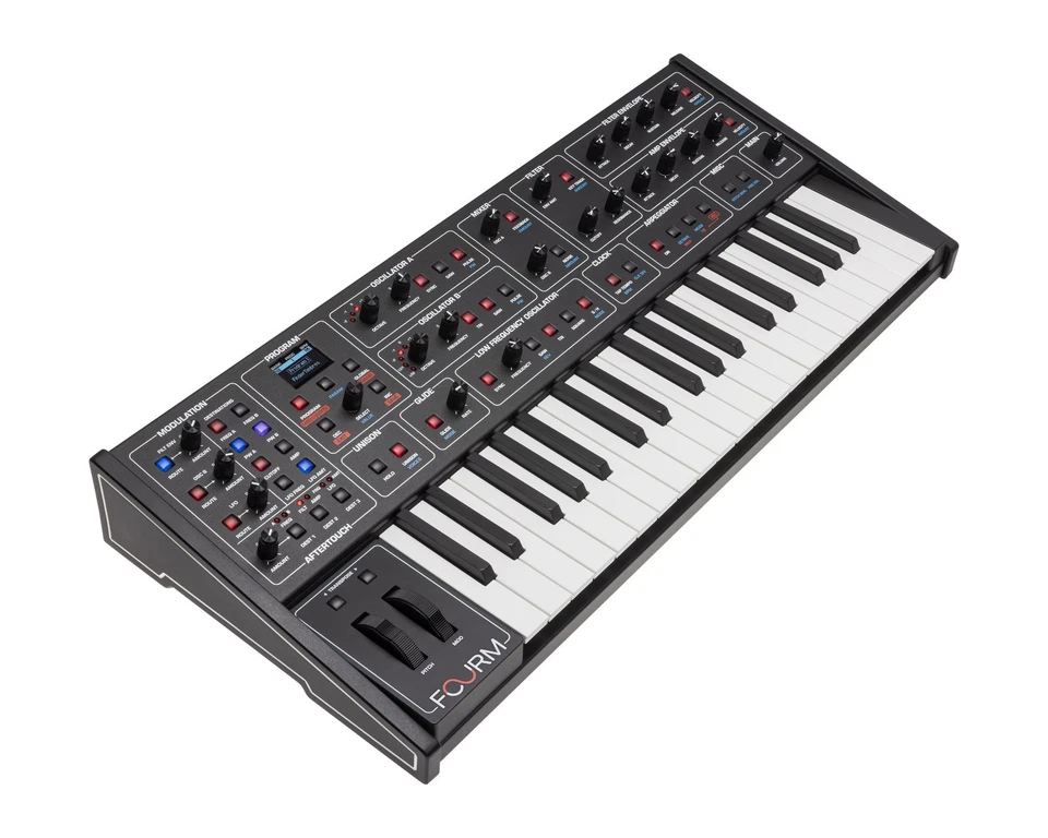 Sequential Fourm 4-voice Analog Synthesizer with Polyphonic Aftertouch - Image 4 of 4